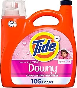 81bZwW-PL8L.__AC_SX300_SY300_QL70_ML2_ Tide Plus Boost Ultra Downy Liquid Laundry Detergent review for lasting freshness and cleaning power