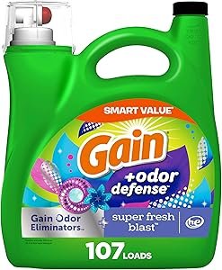 81iguwB8tL._AC_SY300_SX300_ Gain Liquid Laundry Detergent Review Super Fresh Blast Scent Eliminates Odors Effectively
